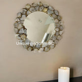 Agate Mirror / handmade natural stone exclusive mirrors for living room decor, bathroom decor,kitchen decor Unique Handicrafts IND